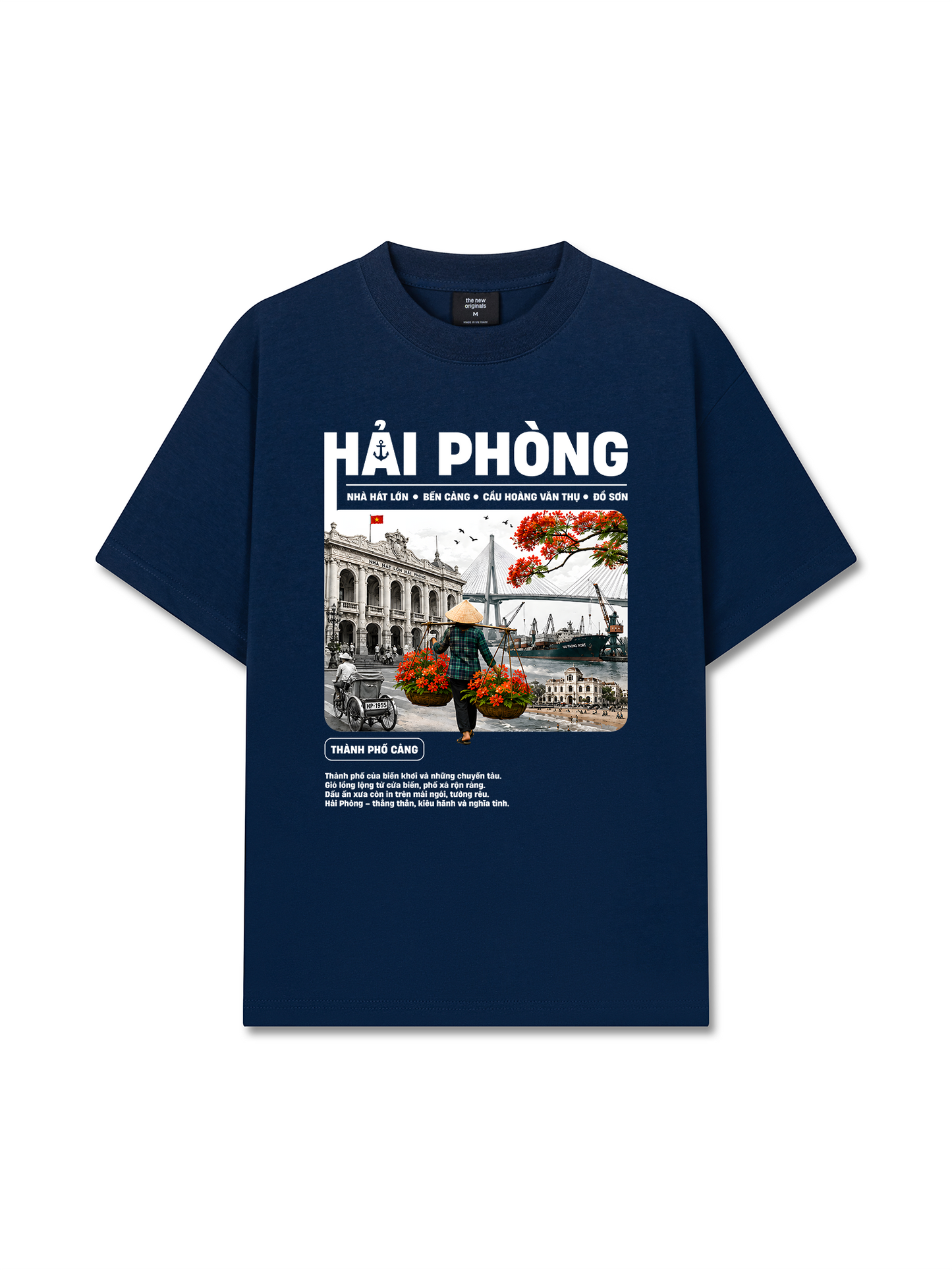 Áo Thun Relaxed Fit Thành Phố Cảng