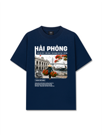 Áo Thun Relaxed Fit Thành Phố Cảng