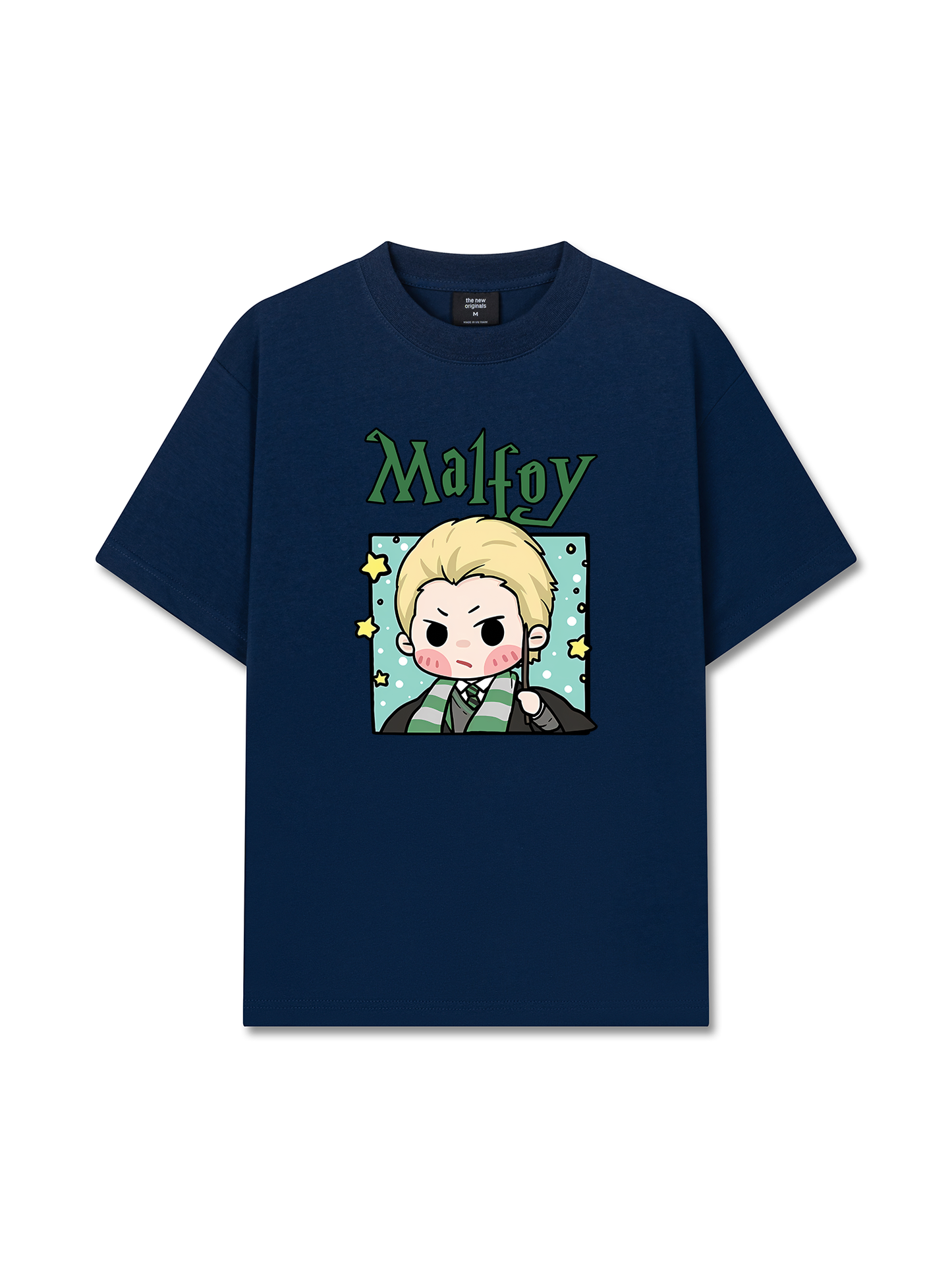Áo Thun Relaxed Fit Harry Potter Malfoy Chibi