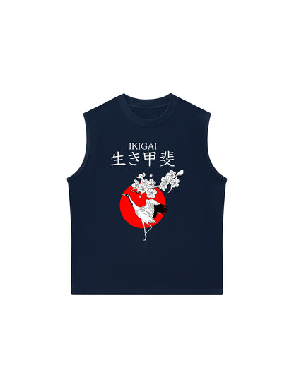 Áo Ba Lỗ Relaxed Fit The Ikigai Essence
