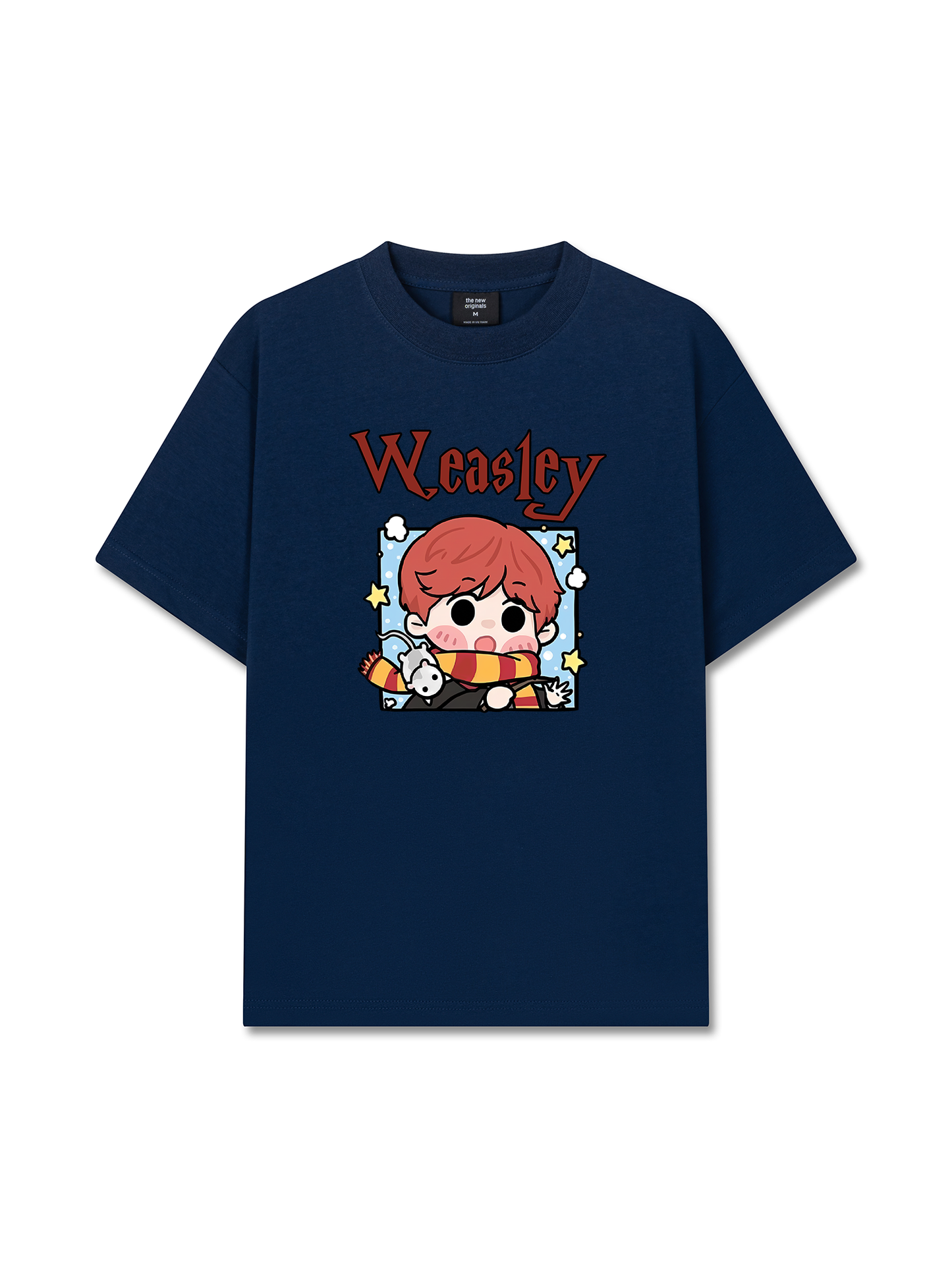 Áo Thun Relaxed Fit Harrry Potter Weasley Chibi