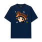 Áo Thun Relaxed Fit  Cute Girl With Dachshund