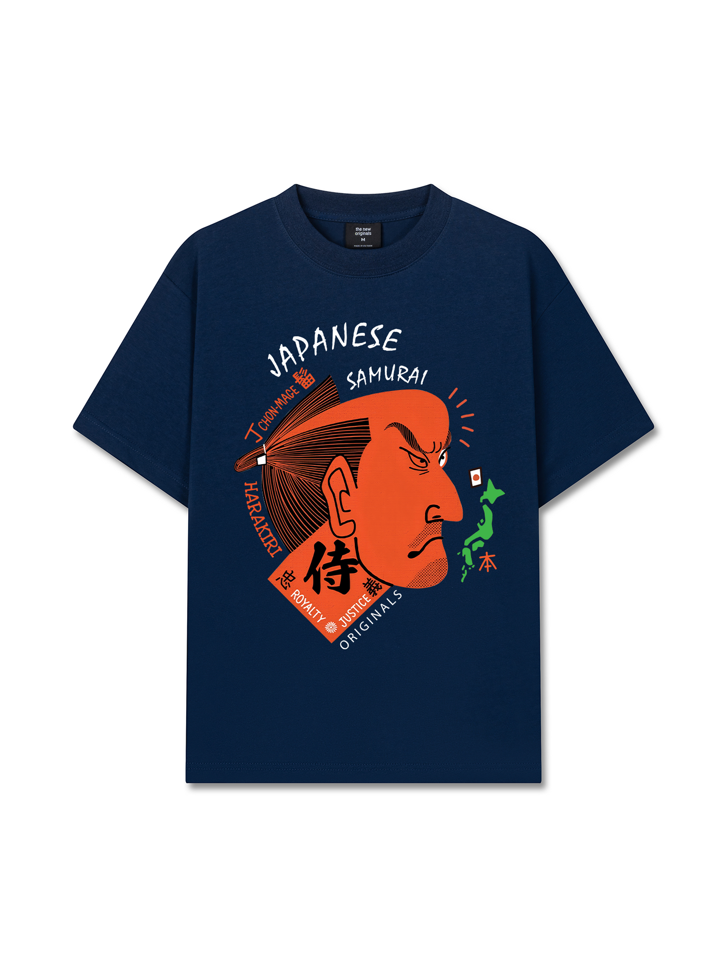 Áo Thun Relaxed Fit Japan Spirit Samurai