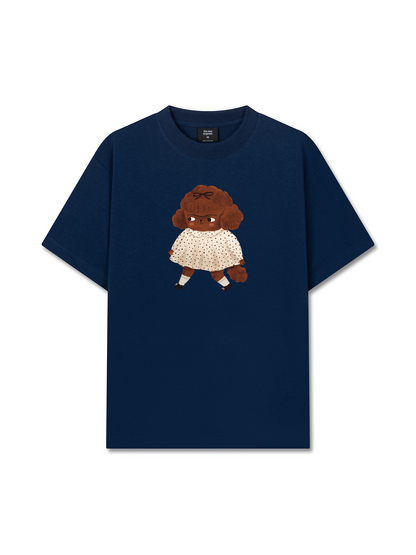 Áo Thun Relaxed Fit Brown Puppy