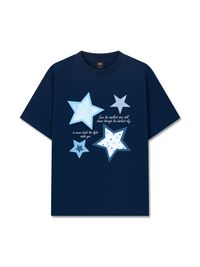 Áo Thun Relaxed Fit Daily Cuties Blue Star Mood