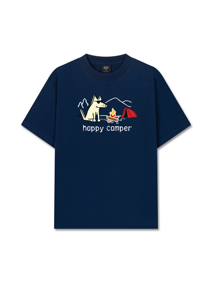 Áo Thun Relaxed Fit Go Outside Happy Camper Dog