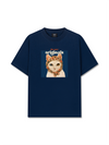 Áo Thun Relaxed Fit Flower Mad Cat