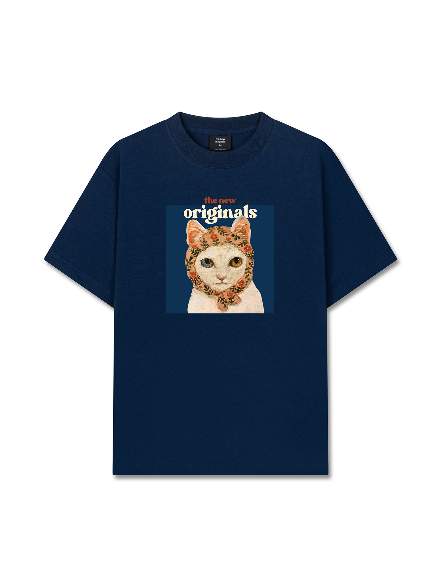 Áo Thun Relaxed Fit Flower Mad Cat
