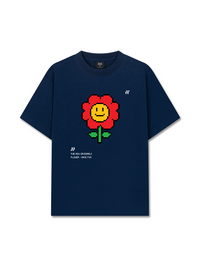 Áo Thun Relaxed Fit Pixel Universe Flower