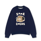 Áo Sweater Nỉ Hai Da Coffee Some Coffee Cute Cat