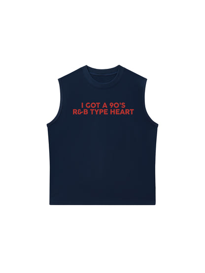 Áo Ba Lỗ Relaxed Fit 90_s Heart
