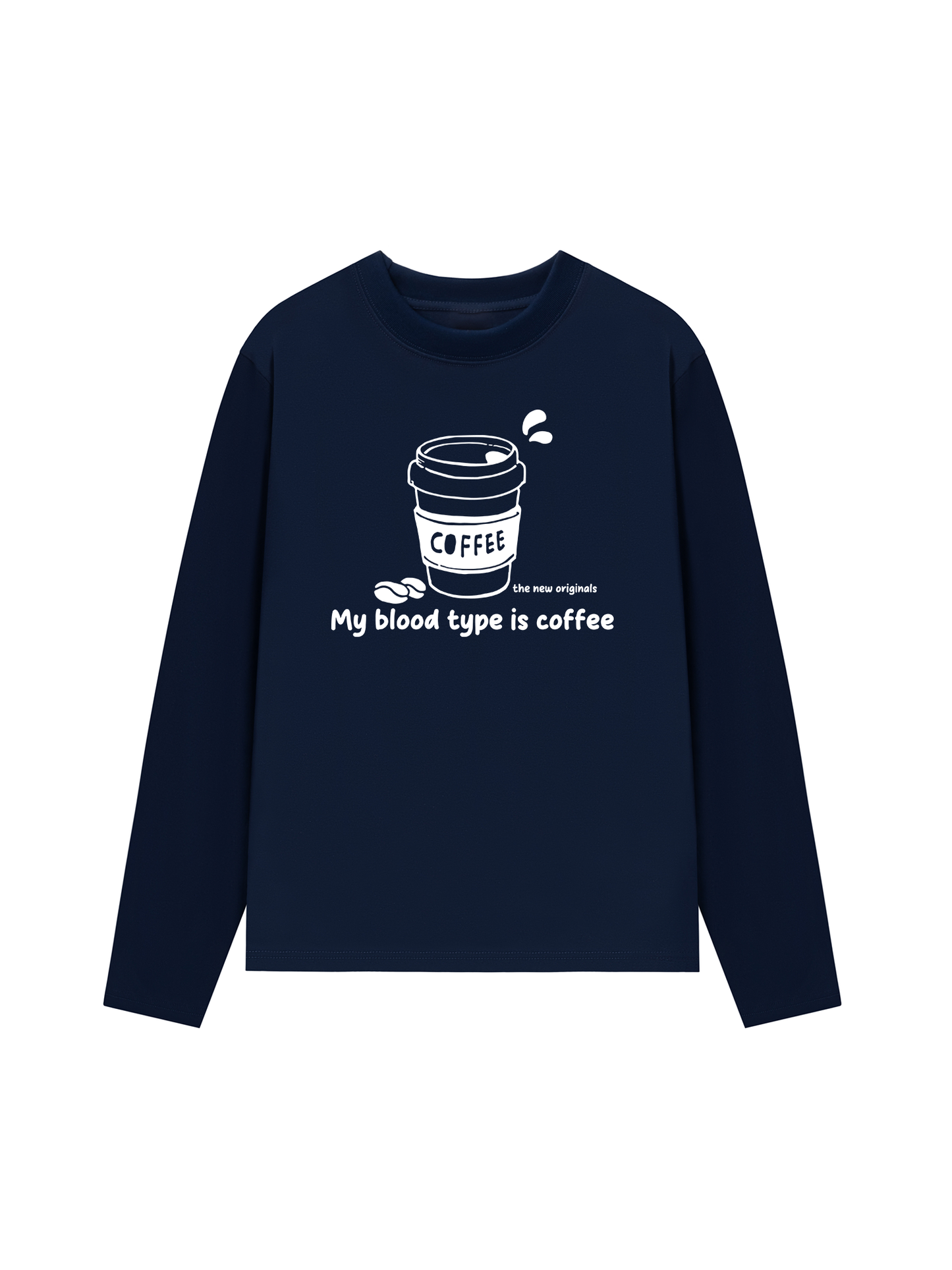 Áo Thun Dài Tay My Blood Type Is Coffee