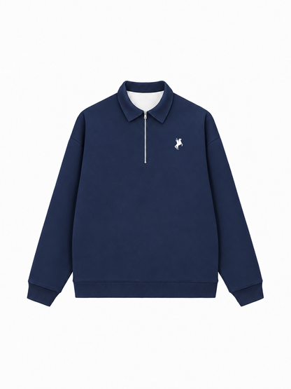 Áo Sweater Polo Nỉ Hai Da Cowboy