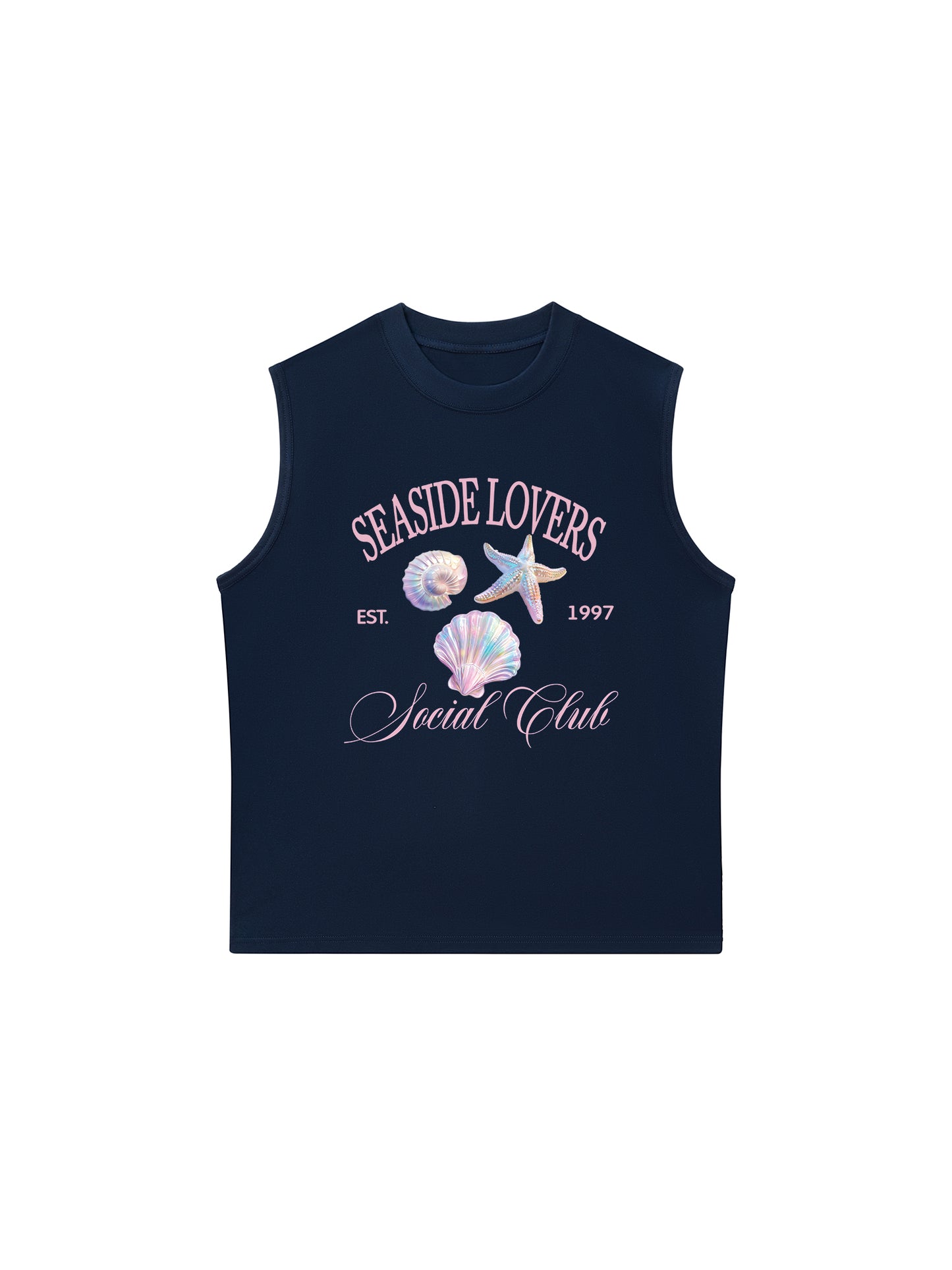 Áo Ba Lỗ Relaxed Fit Ocean Hologram Seaside Lover