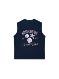 Áo Ba Lỗ Relaxed Fit Ocean Hologram Seaside Lover