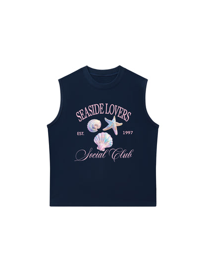 Áo Ba Lỗ Relaxed Fit Ocean Hologram Seaside Lover