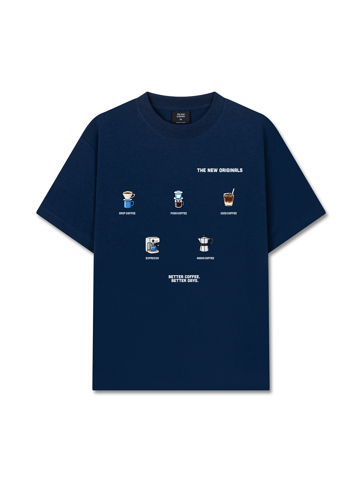 Áo Thun Relaxed Fit Better Coffee Better Days
