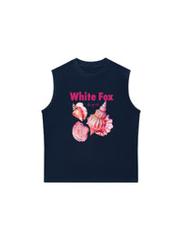 Áo Ba Lỗ Relaxed Fit Ocean White Fox