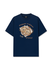 Áo Thun Relaxed Fit Sweet Pastry Meow Meow Bead