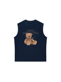 Áo Ba Lỗ Relaxed Fit Teddy Land Adorable Teddy Bear