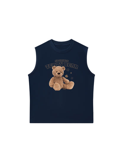 Áo Ba Lỗ Relaxed Fit Teddy Land Adorable Teddy Bear