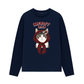 Áo Thun Dài Tay  Meowy Cat Red Xmas Plaid