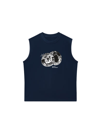 Áo Ba Lỗ Relaxed Fit Retro 90s Disco Ball