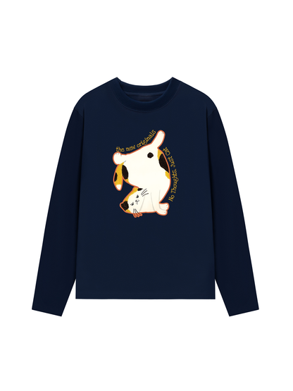 Áo Thun Dài Tay No Though Just Cat