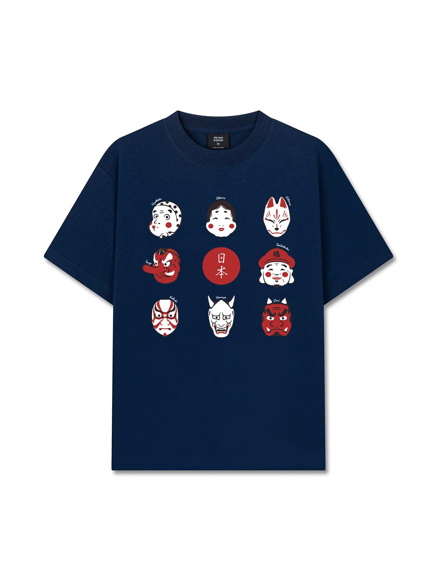 Áo Thun Relaxed Fit Japan Spirit Mask