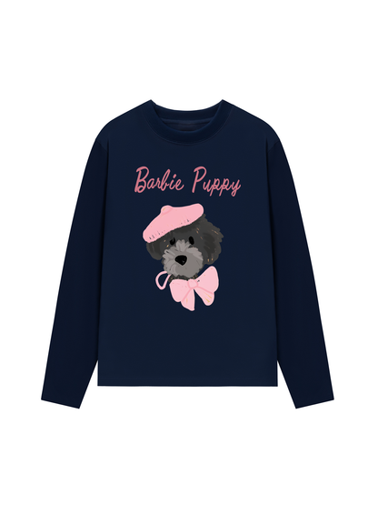 Áo Thun Dài Tay Animal Barbie Puppy