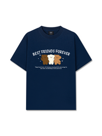 Áo Thun Relaxed Fit Teddy Land Best Friends Forever