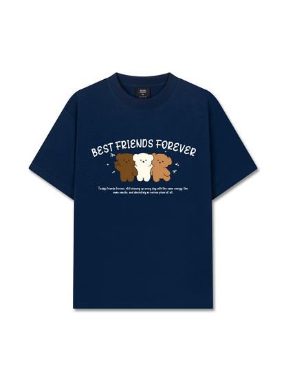 Áo Thun Relaxed Fit Teddy Land Best Friends Forever
