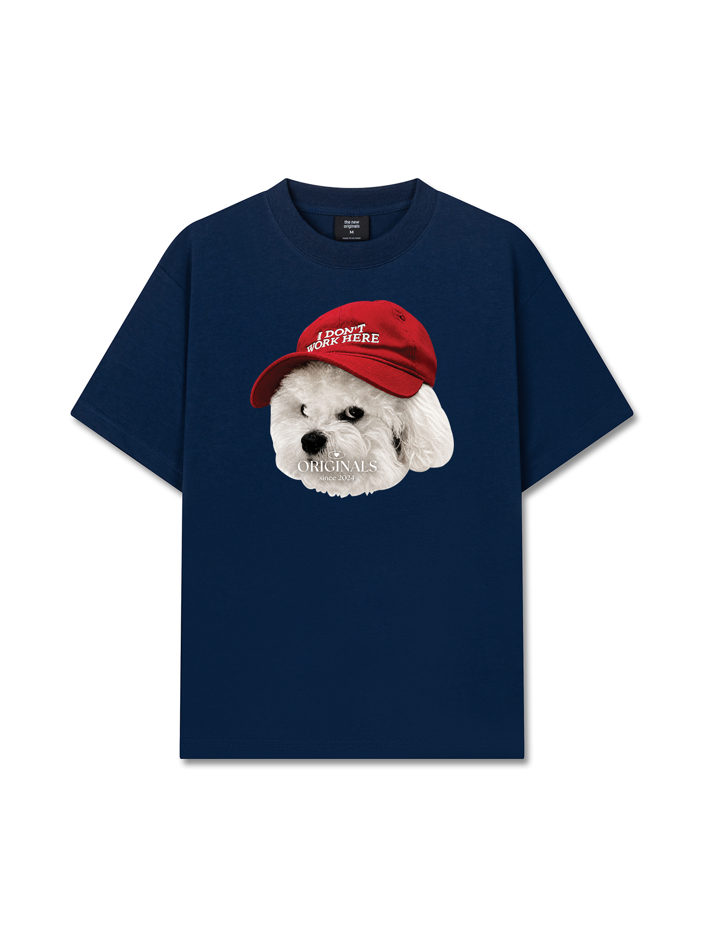 Áo Thun Relaxed Fit Puppy With Red Hat