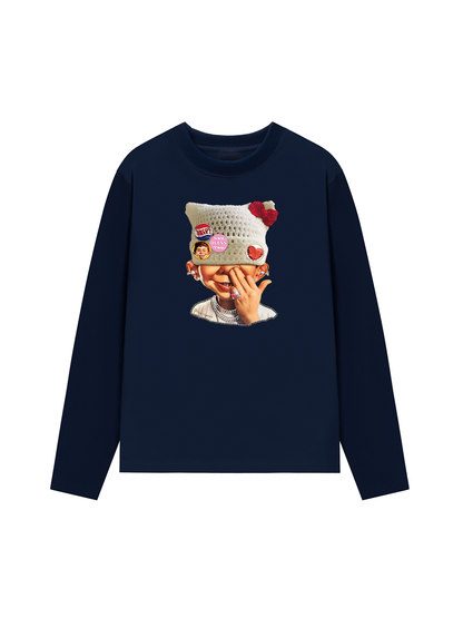 Áo Thun Dài Tay Badge DIY! Bad Boy_s Woolen Hat