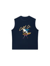 Áo Ba Lỗ Relaxed Fit Ocean Shark Surf