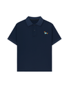 Áo Polo Nữ/ Áo Polo Relaxed Fit Blue Tiffany Dachshund