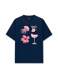 Áo Thun Relaxed Fit Summer Vibes Pink Summer Vibes