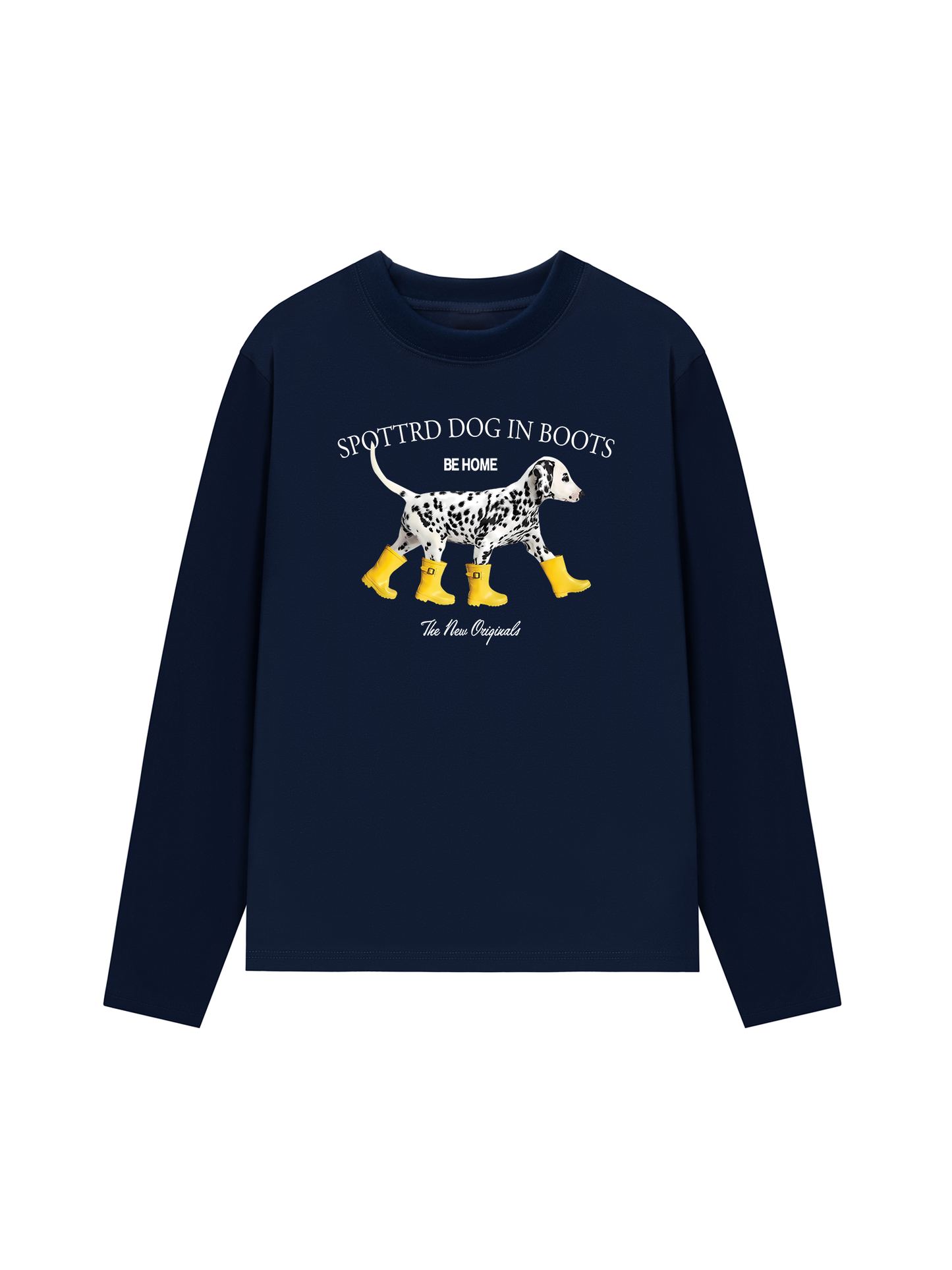 Áo Thun Dài Tay Animal Cute Puppy Yellow Boots