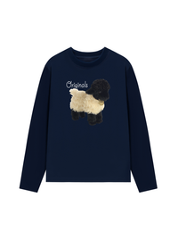 Áo Thun Dài Tay Animal Mood Sheep