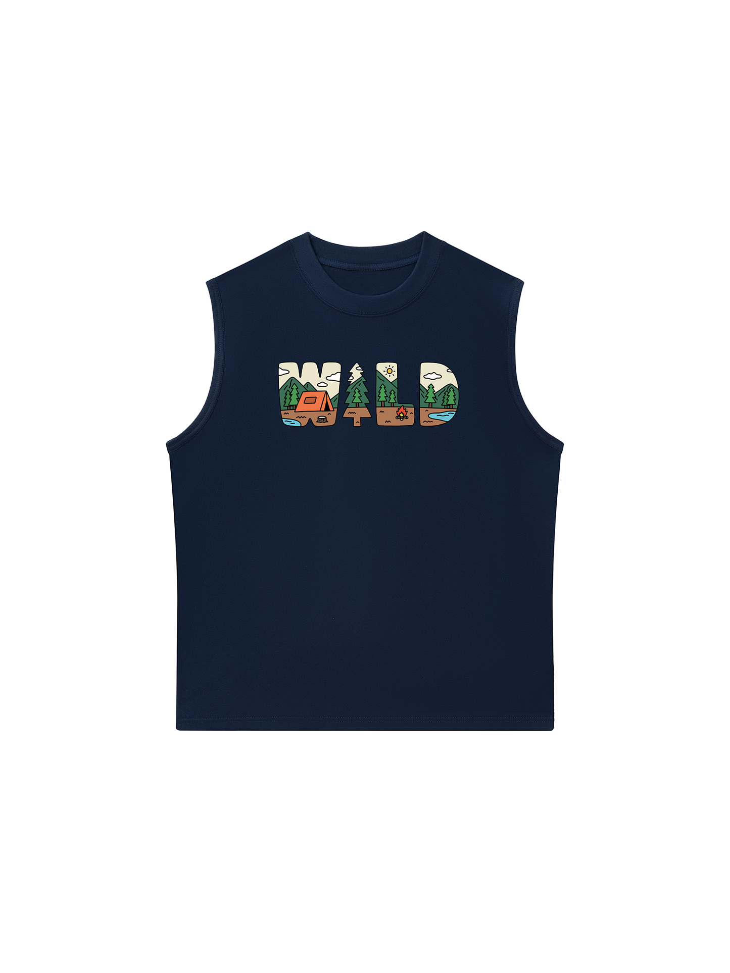 Áo Ba Lỗ Relaxed Fit WILD
