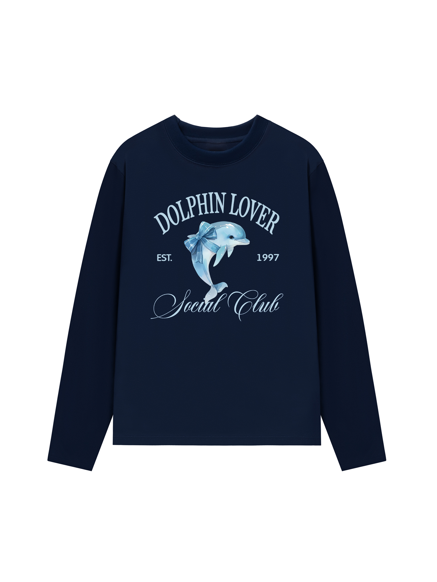 Áo Thun Dài Tay Ocean Dolphin Lover