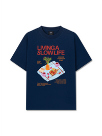 Áo Thun Relaxed Fit Living A Slow Life