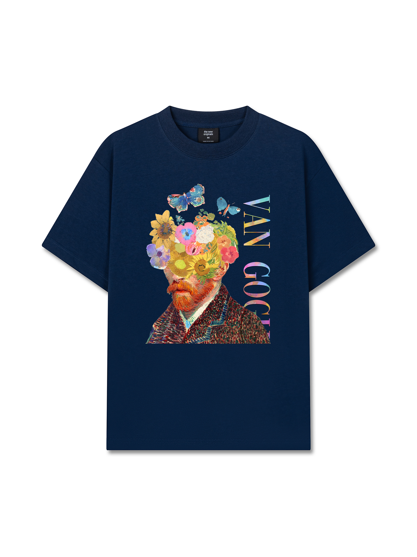 Áo Thun Relaxed Fit Masterpiece Van Gogh Flower Bloom