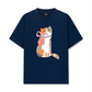 Áo Thun Relaxed Fit Daily Cuties Meow & Bow