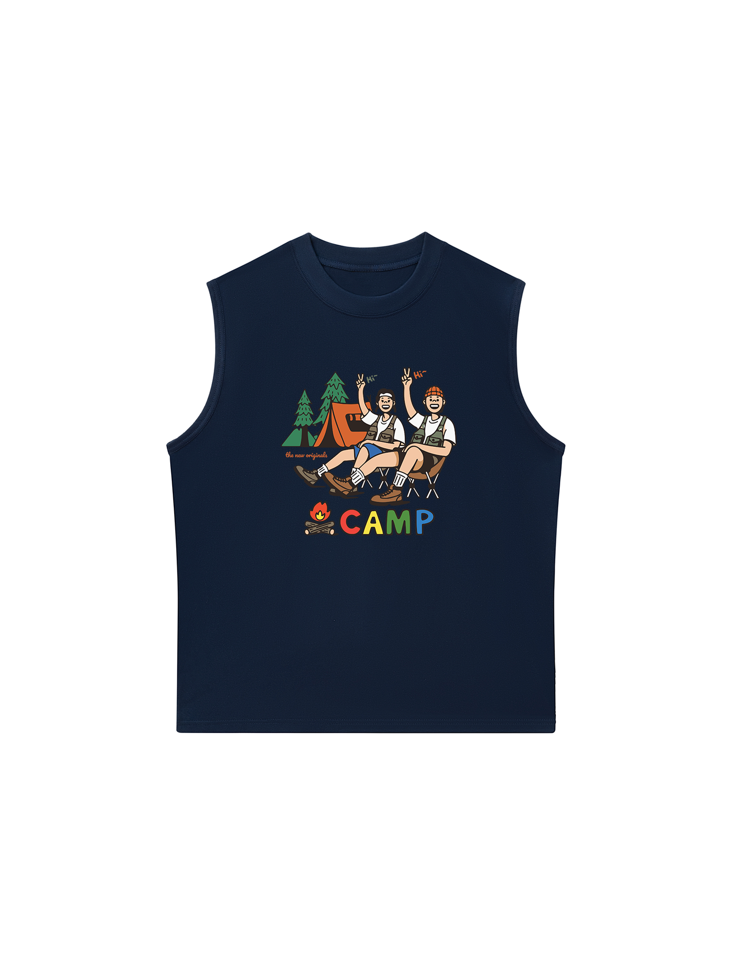 Áo Ba Lỗ Relaxed Fit Go Camping