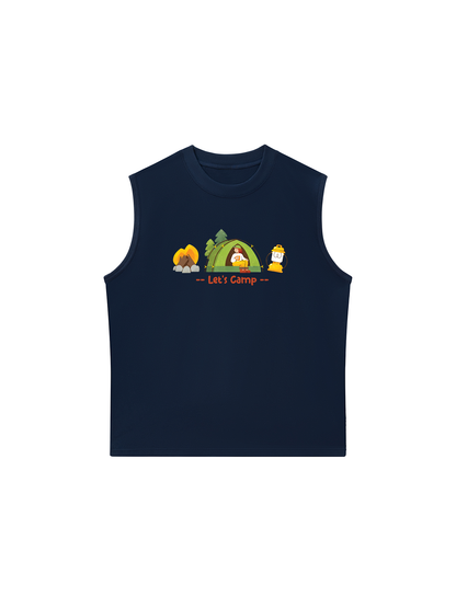 Áo Ba Lỗ Relaxed Fit Let_s Camp