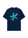 Áo Thun Relaxed Fit  Blue Tiffany Starfish