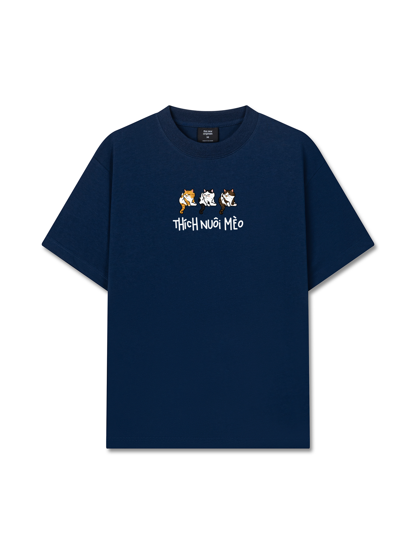Áo Thun Relaxed Fit Thích Nuôi Mèo