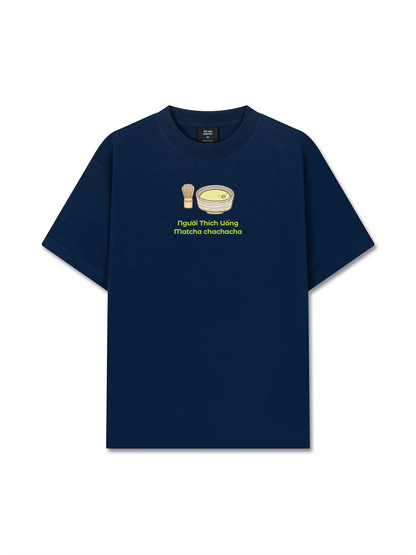 Áo Thun Relaxed Fit Người Thích Uống Matcha