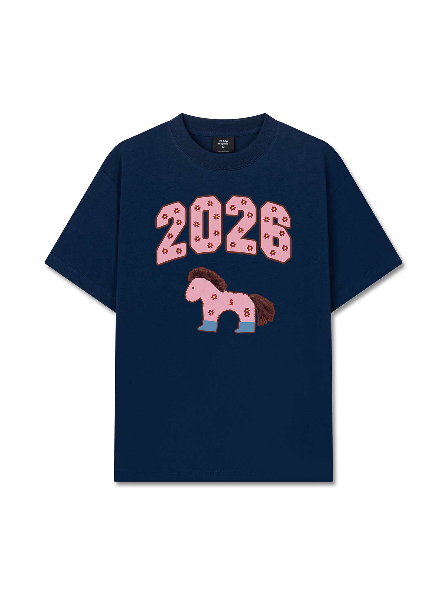 Áo Thun Relaxed Fit 2026 Pink Horse